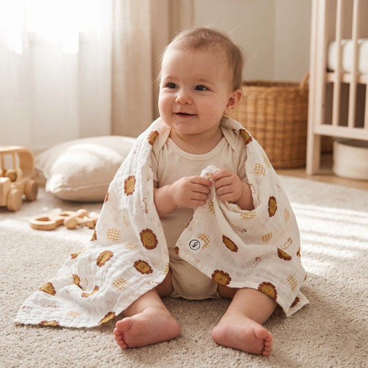 Premium Organic Muslin Swaddle - choose your story!!!