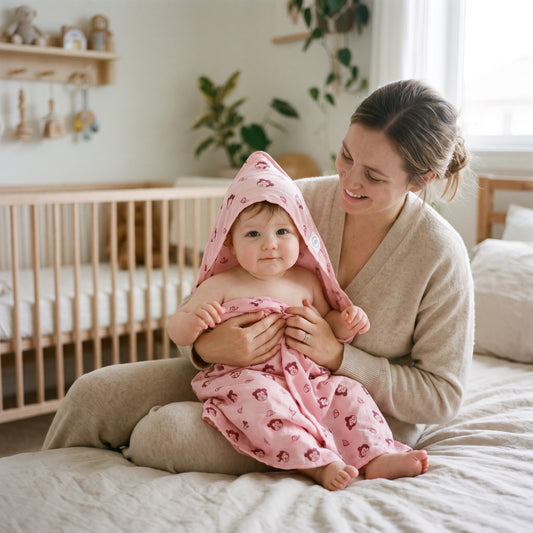 Premium Organic Muslin Hooded towel - choose your story!!!
