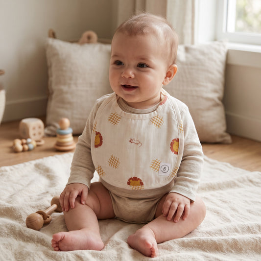 Organic Muslin Bibs (set of 2) - choose your story!!!