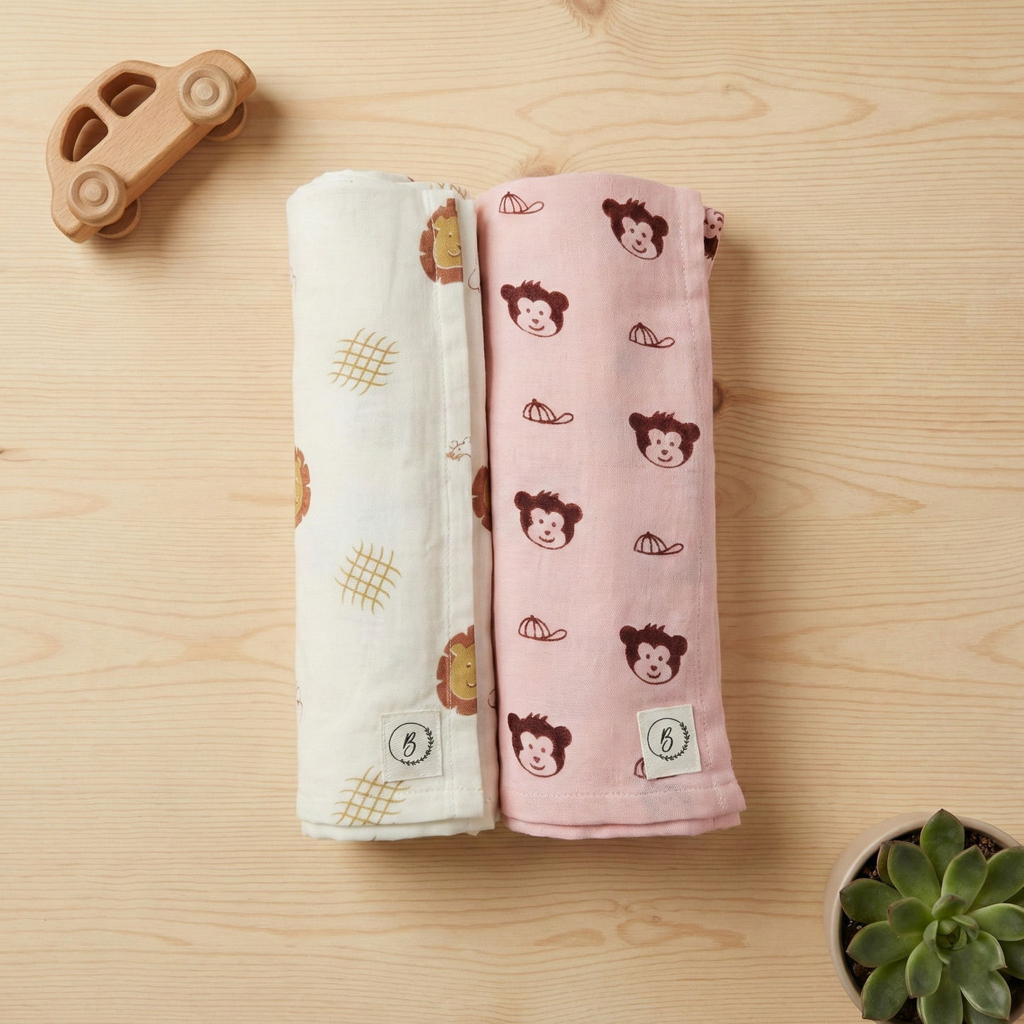 Premium Organic Muslin Swaddles combo - choose your story!!!