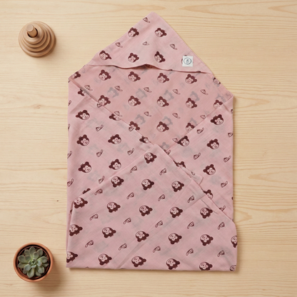 Premium Organic Muslin Hooded towel - choose your story!!!