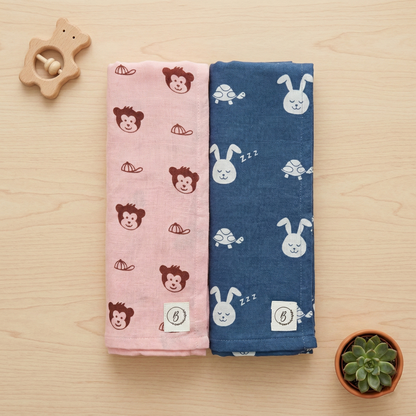 Premium Organic Muslin Swaddles combo - choose your story!!!