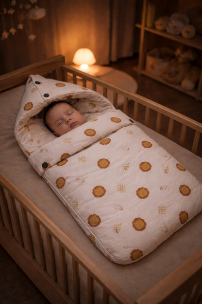Premium Organic Cambric Baby Carrier Nest - choose your story!!!