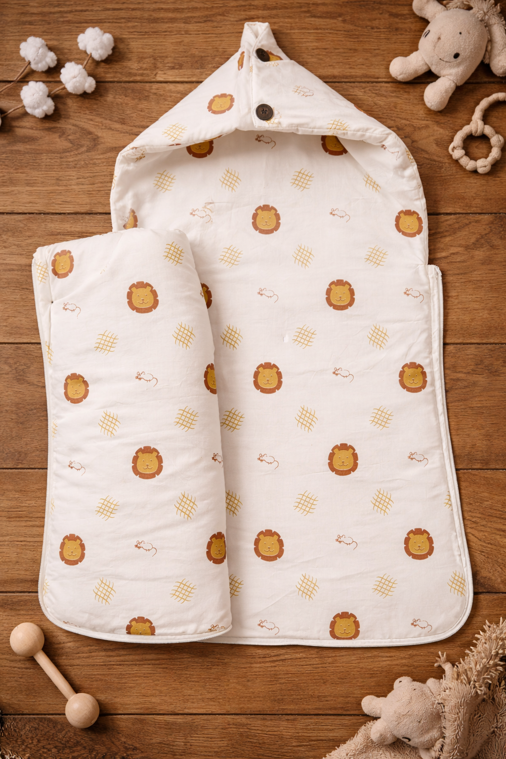 Premium Organic Cambric Baby Carrier Nest - choose your story!!!