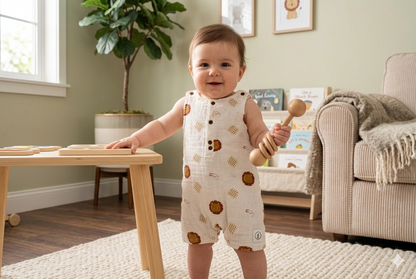 Organic Muslin Romper - choose your story!!!