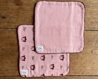 Combo-Organic Muslin Bibs and Napkins - choose your story!!!