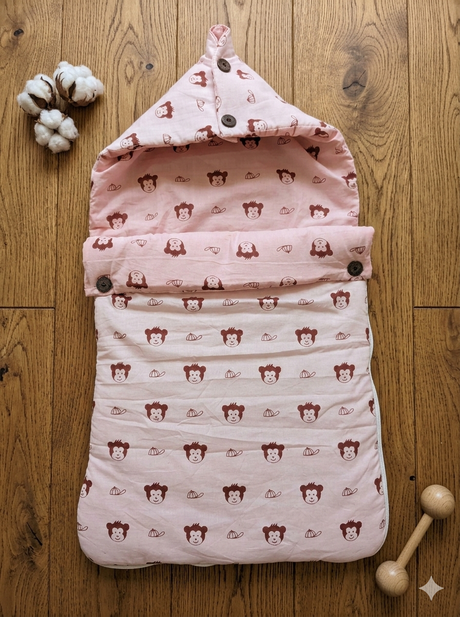Premium Organic Cambric Baby Carrier Nest - choose your story!!!