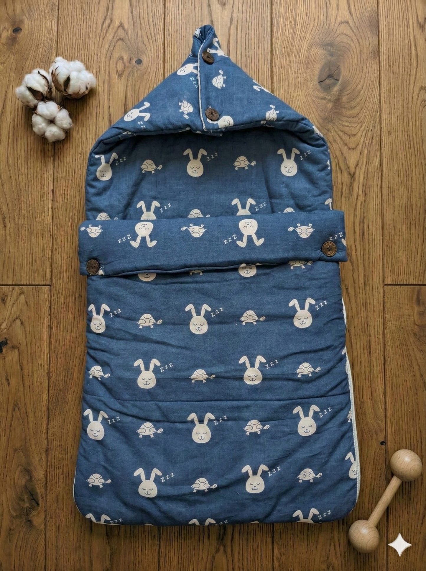 Premium Organic Cambric Baby Carrier Nest - choose your story!!!