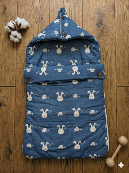 Premium Organic Cambric Baby Carrier Nest - choose your story!!!