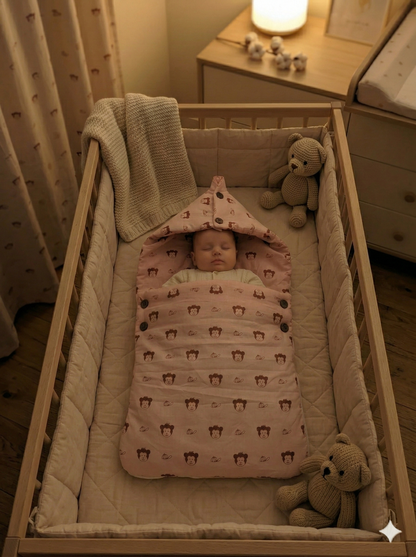 Premium Organic Cambric Baby Carrier Nest - choose your story!!!