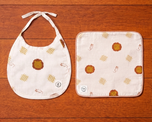 Combo-Organic Muslin Bibs and Napkins - choose your story!!!