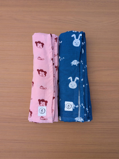 Premium Organic Muslin Swaddles combo - choose your story!!!