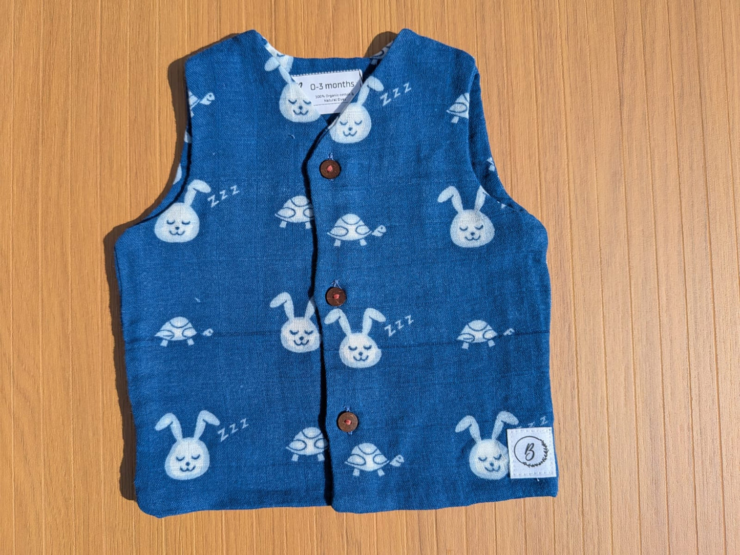 Organic Muslin Vests (set of 2) - choose your story!!!