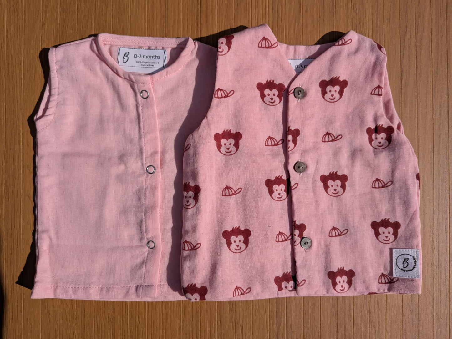 Organic Muslin Vests (set of 2) - choose your story!!!