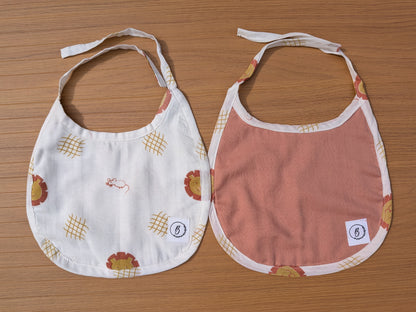 Organic Muslin Bibs (set of 2) - choose your story!!!